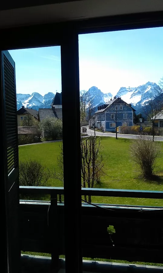 Vorderstoderi lakás balkon a Hinterstoderi hegyek